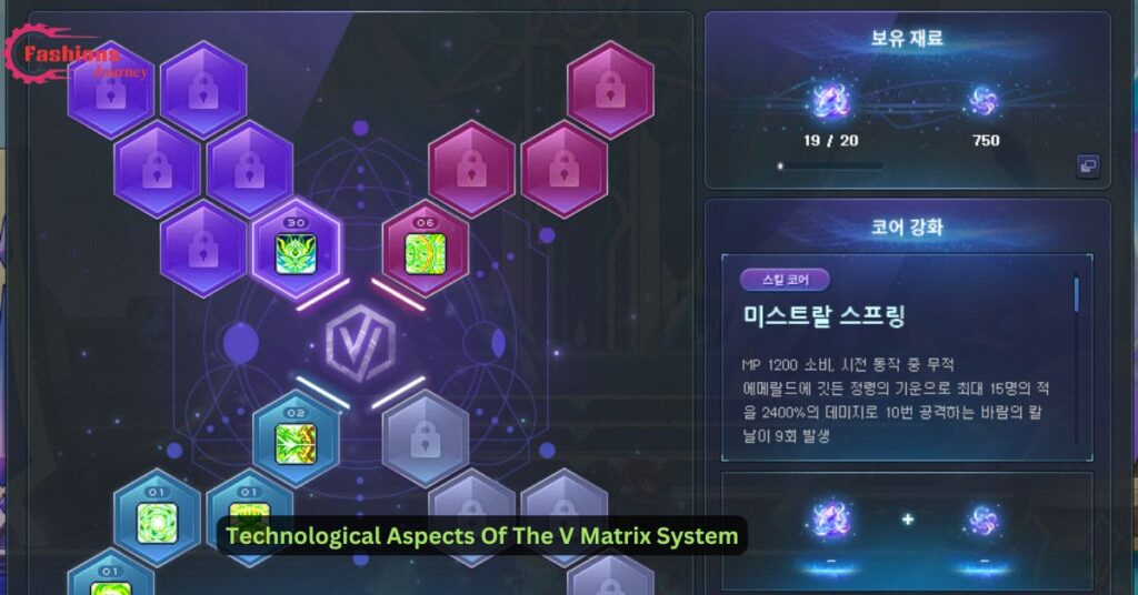 Technological Aspects Of The V Matrix System