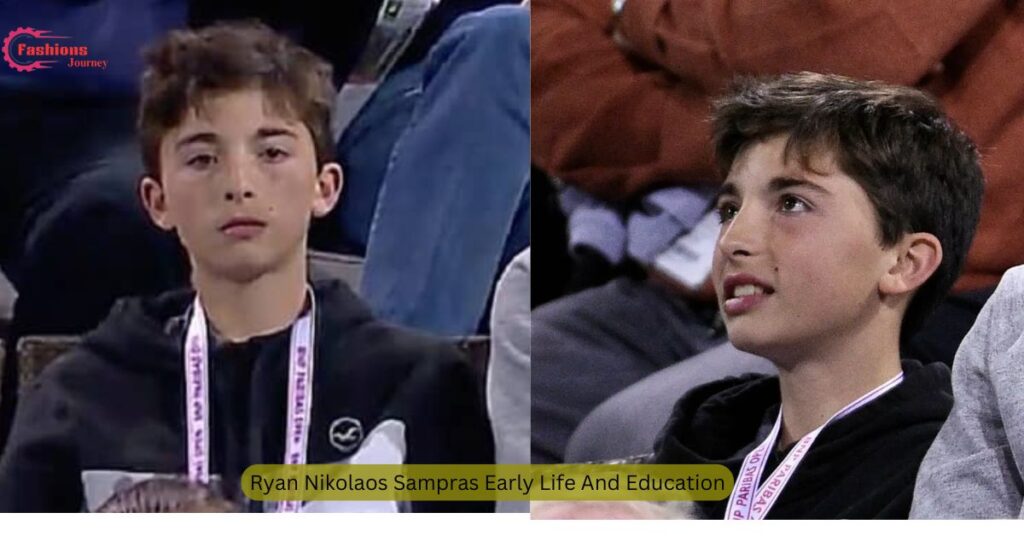 Ryan Nikolaos Sampras Early Life And Education