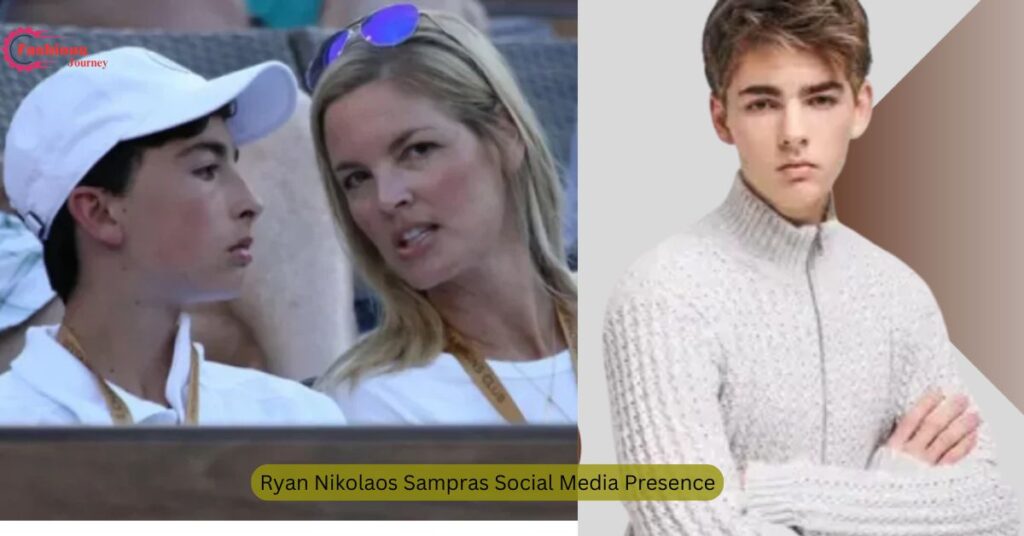 Ryan Nikolaos Sampras Social Media Presence