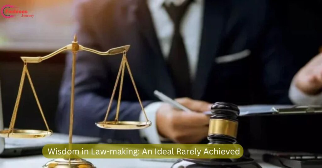 Wisdom in Law-making: An Ideal Rarely Achieved